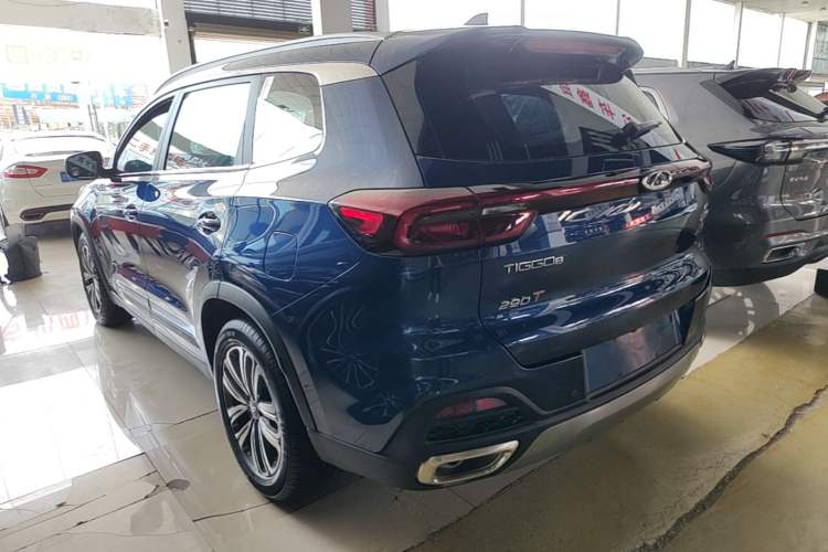 Used Chery Tiggo 8 2020 Revised Version 290TGDI Automatic Luxury Edition Rear Left 45 Deg