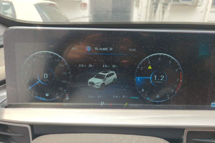 Used Chery Tiggo 8 2020 Revised Version 290TGDI Automatic Luxury Edition Instrument Cluster
