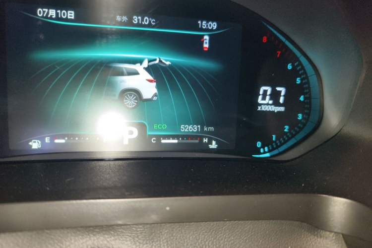 Used Chery Tiggo 8 2020 290TGDI Automatic Elite Edition Odometer Close Up