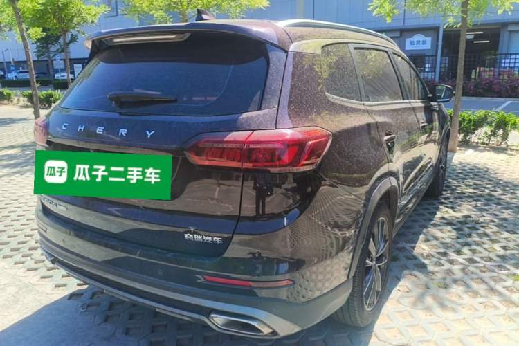 Used Chery Tiggo 8 2020 Revised Version 290TGDI Automatic Flagship Edition Rear Right 45 Deg