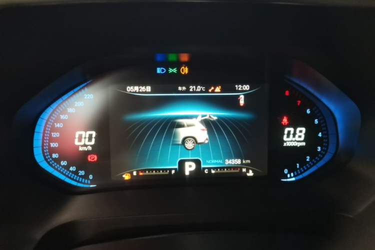 Used Chery Tiggo 8 2020 Revised Version 290TGDI Automatic Luxury Edition Instrument Cluster