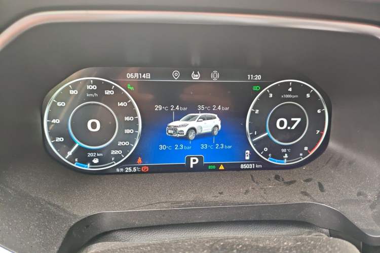 Used Chery Tiggo 8 2020 290TGDI Automatic Prestige Edition Instrument Cluster