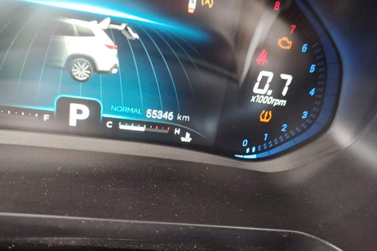 Used Chery Tiggo 8 2020 290TGDI Automatic Luxury Edition Odometer Close Up