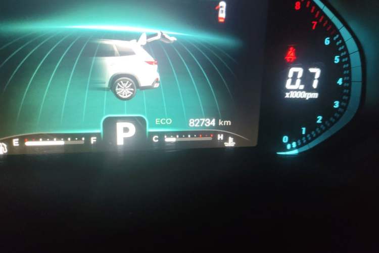 Used Chery Tiggo 8 2020 290TGDI Automatic Elite Edition Odometer Close Up