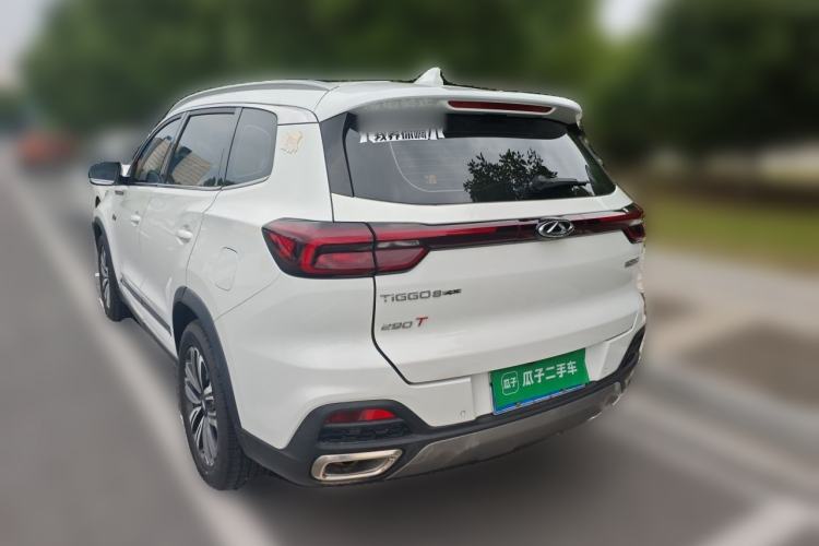 Used Chery Tiggo 8 2020 Revised Version 290TGDI Automatic Luxury Edition Rear Left 45 Deg