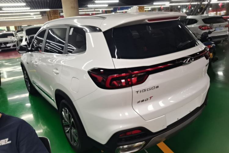 Used Chery Tiggo 8 2020 Revised Version 290TGDI Automatic Luxury Edition Rear Left 45 Deg