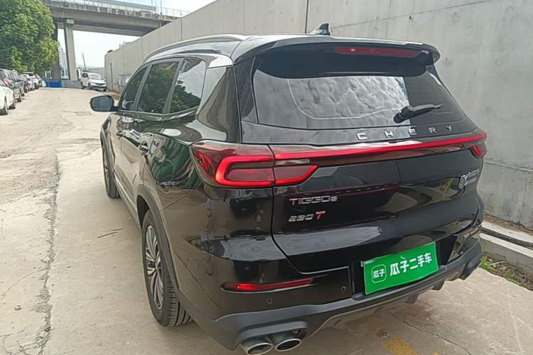 Used Chery Tiggo 8 2021 Kunpeng Edition 290TGDI Automatic Zhubfeng+ Version Rear Left 45 Deg