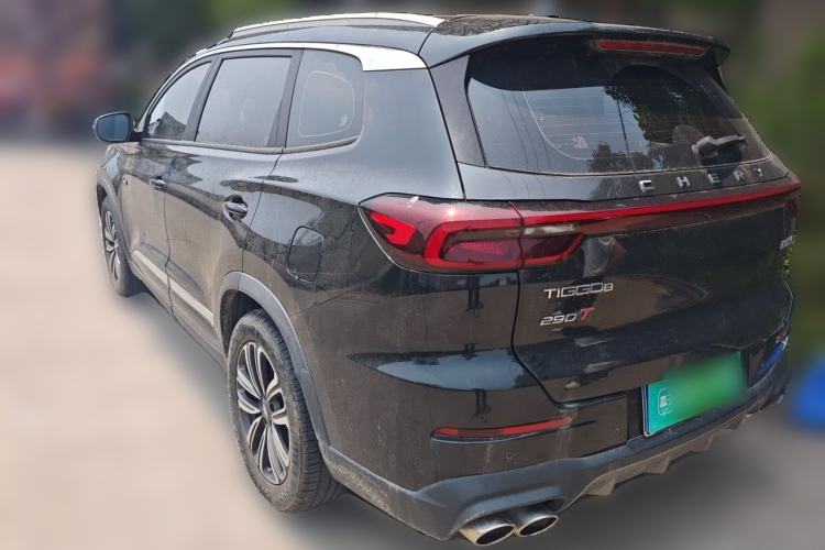 Used Chery Tiggo 8 2021 Kunpeng Edition 290TGDI Automatic Zhubfeng Version Rear Left 45 Deg