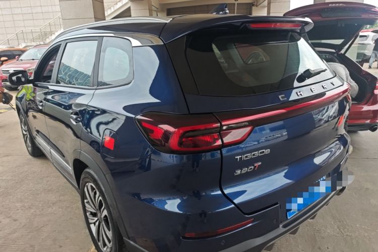 Used Chery Tiggo 8 2021 Kunpeng Edition 390TGDI Automatic Zhubfeng Version Rear Left 45 Deg