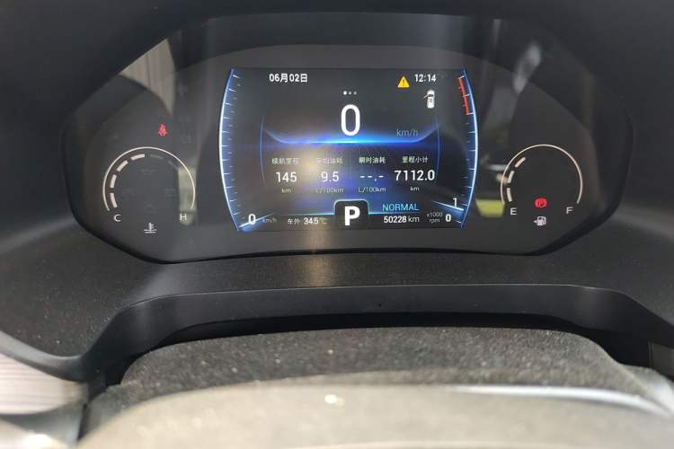 Used Chery Tiggo 8 2021 Kunpeng Edition 390TGDI Automatic Fuyao Version Odometer Close Up