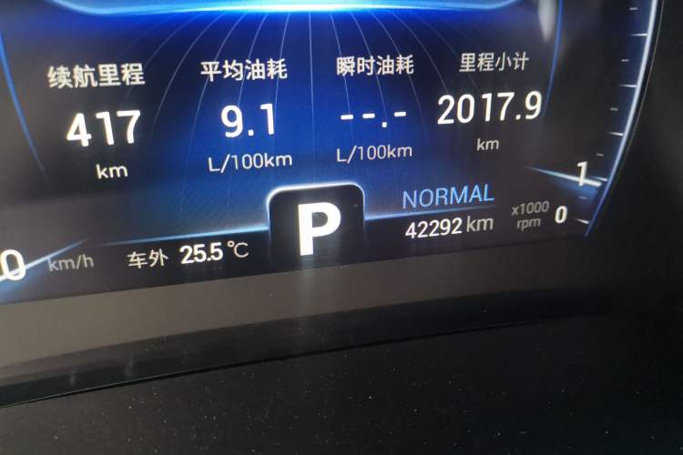 Used Chery Tiggo 8 2021 2.0T Artisan Collaboration Edition Basic Version Odometer Close Up