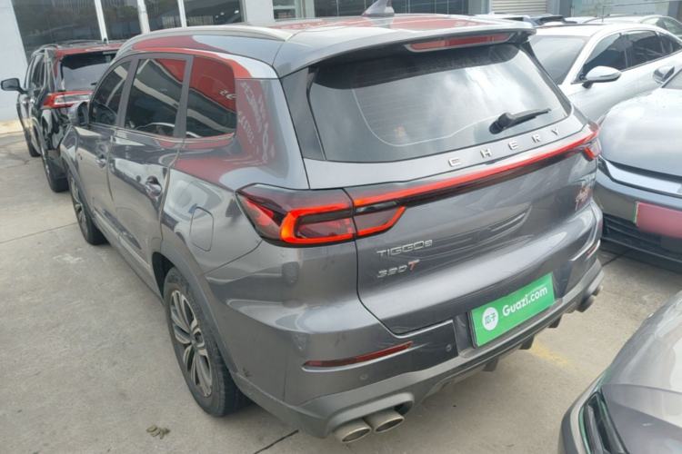 Used Chery Tiggo 8 2021 Kunpeng Edition 390TGDI Automatic Fuyao Version Rear Left 45 Deg