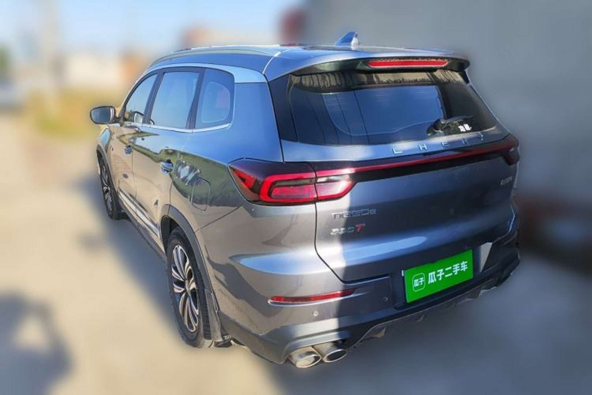Used Chery Tiggo 8 2021 Kunpeng Edition 390TGDI Automatic Fuyao Version Rear Left 45 Deg