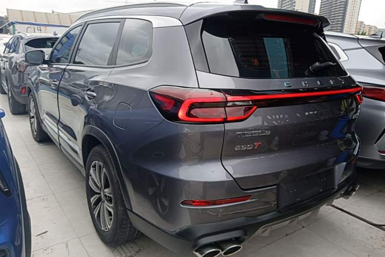 Used Chery Tiggo 8 2021 Kunpeng Edition 290TGDI Automatic Zhubfeng Version Rear Left 45 Deg