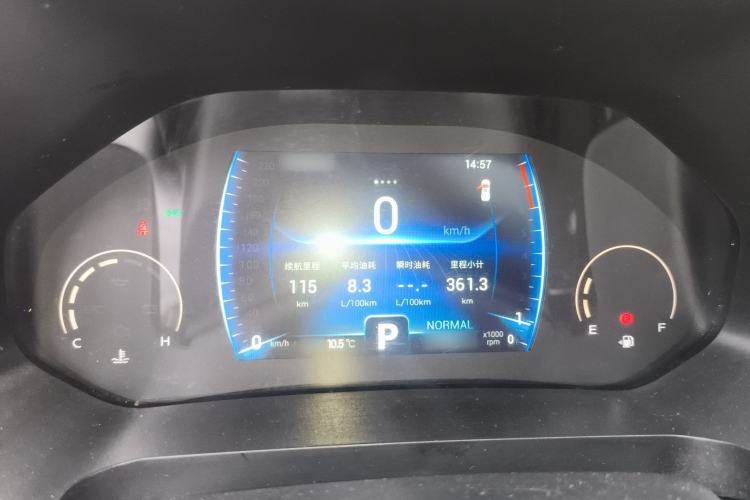 Used Chery Tiggo 8 2021 Kunpeng Edition 290TGDI Automatic Zhubfeng Version Instrument Cluster