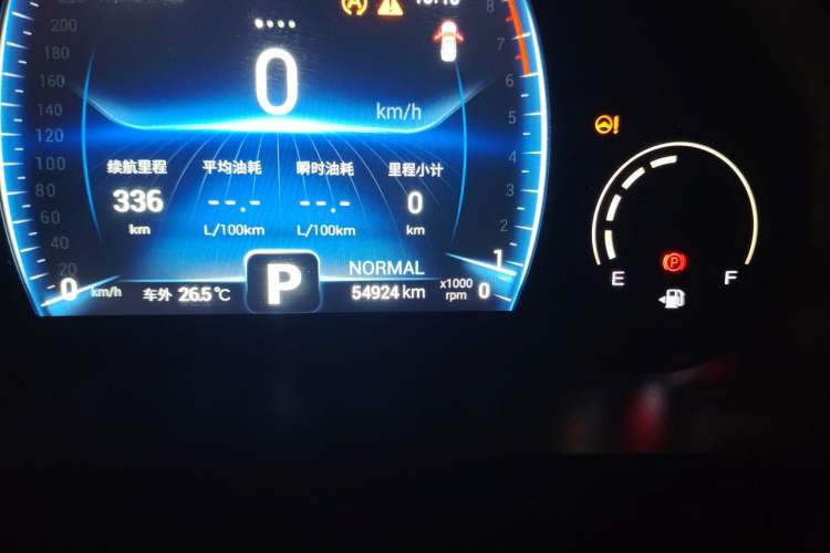 Used Chery Tiggo 8 2021 Kunpeng Edition 390TGDI Automatic Zhubfeng+ Version Odometer Close Up