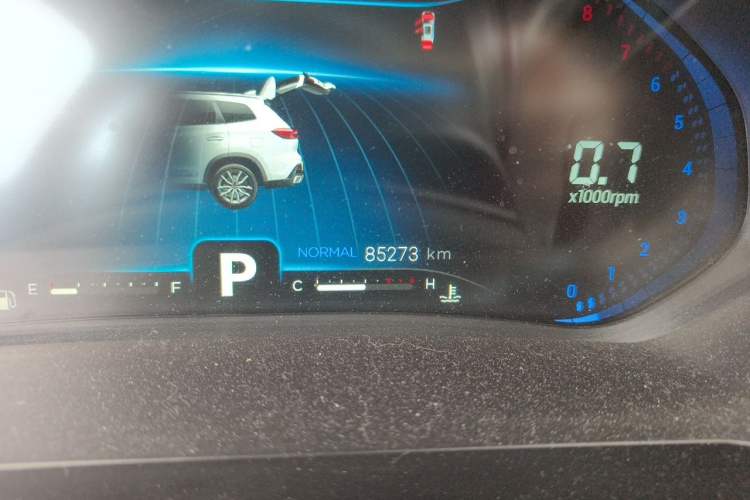Used Chery Tiggo 8 2021 Kunpeng Edition 390TGDI Automatic Fuyao Version Odometer Close Up