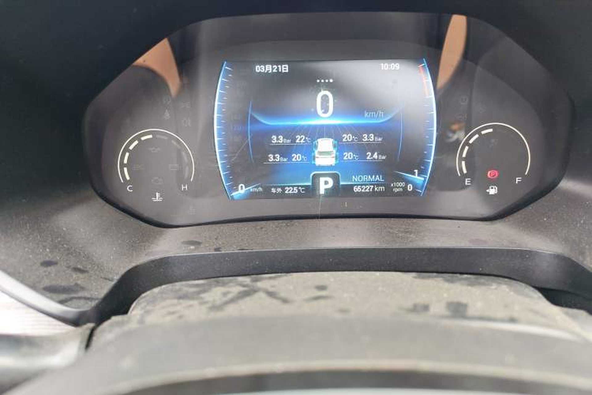 Used Chery Tiggo 8 2021 Kunpeng Edition 290TGDI Automatic Zhubfeng Version Odometer Close Up