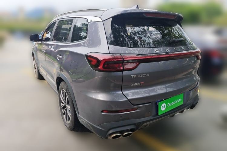 Used Chery Tiggo 8 2021 Kunpeng Edition 390TGDI Automatic Fuyao Version Rear Left 45 Deg