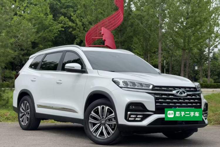 Used Chery Tiggo 8 2021 Kunpeng Edition 290TGDI Automatic Fuyao Version+ Front Right 45 Deg