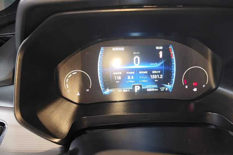 Used Chery Tiggo 8 2021 Kunpeng Edition 290TGDI Automatic Zhubfeng Version Instrument Cluster