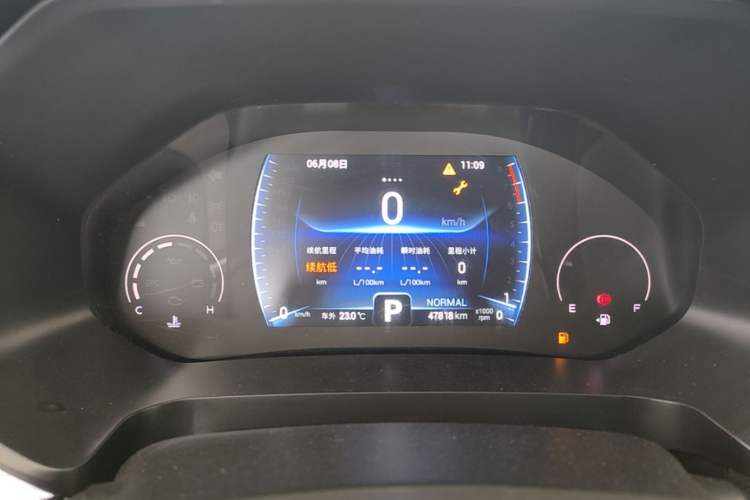Used Chery Tiggo 8 2021 Kunpeng Edition 290TGDI Automatic Zhubfeng Version Instrument Cluster
