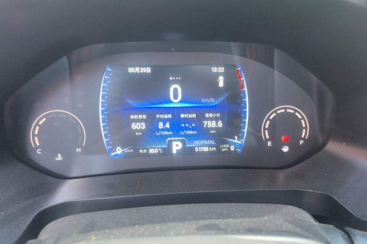 Used Chery Tiggo 8 2021 Kunpeng Edition 390TGDI Automatic Zhubfeng Version Instrument Cluster
