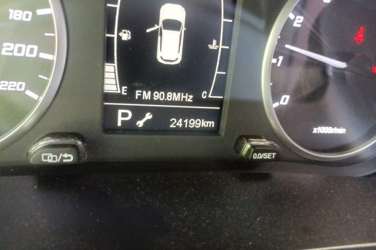 Used Chery Tiggo 8 2021 230TCI Automatic Elite Edition Odometer Close Up