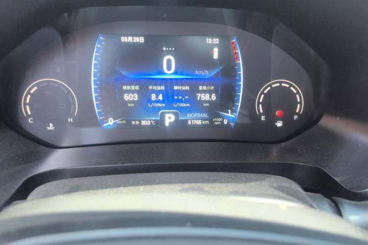 Used Chery Tiggo 8 2021 Kunpeng Edition 390TGDI Automatic Zhubfeng Version Odometer Close Up