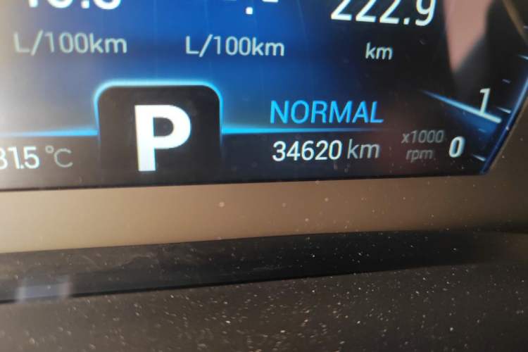 Used Chery Tiggo 8 2021 Kunpeng Edition 390TGDI Automatic Fuyao Version Odometer Close Up