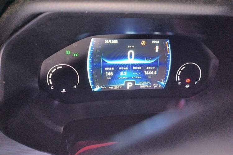 Used Chery Tiggo 8 2021 Kunpeng Edition 290TGDI Automatic Zhubfeng Version Odometer Close Up