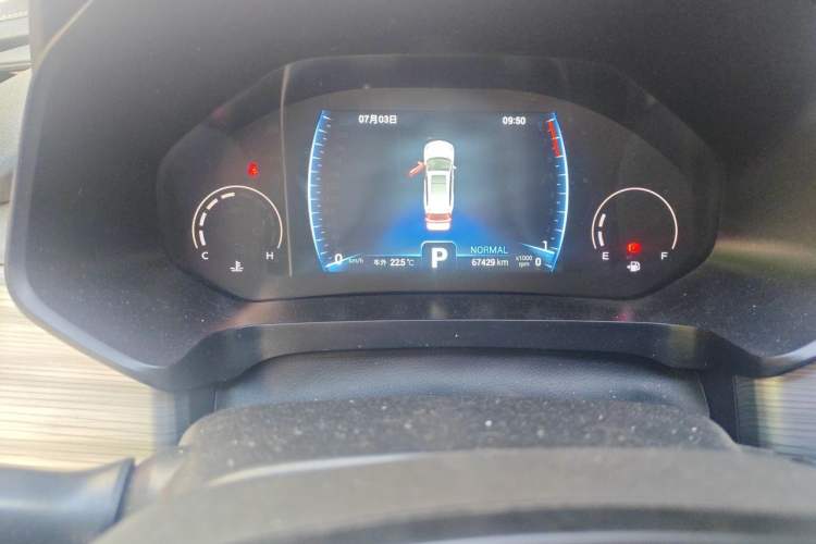 Used Chery Tiggo 8 2021 Kunpeng Edition 390TGDI Automatic Zhubfeng Version Odometer Close Up