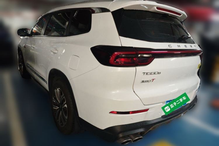 Used Chery Tiggo 8 2021 Kunpeng Edition 390TGDI Automatic Fuyao Version+ Rear Left 45 Deg
