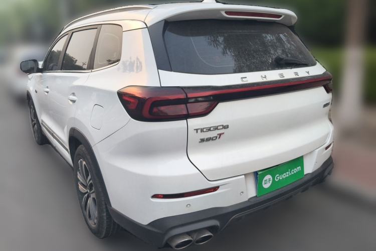 Used Chery Tiggo 8 2021 Kunpeng Edition 390TGDI Automatic Fuyao Version Rear Left 45 Deg