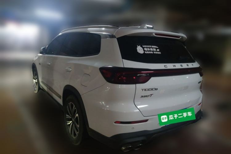 Used Chery Tiggo 8 2021 Kunpeng Edition 390TGDI Automatic Zhubfeng Version Rear Left 45 Deg