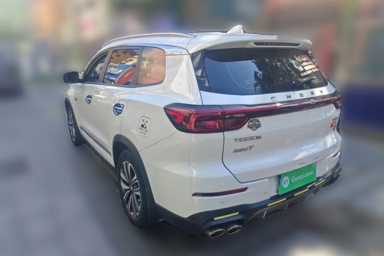 Used Chery Tiggo 8 2021 Kunpeng Edition 390TGDI Automatic Zhubfeng Version Rear Left 45 Deg