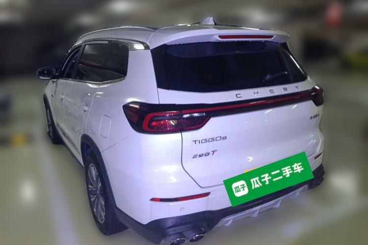 Used Chery Tiggo 8 2021 Kunpeng Edition 290TGDI Automatic Zhubfeng Version Rear Left 45 Deg