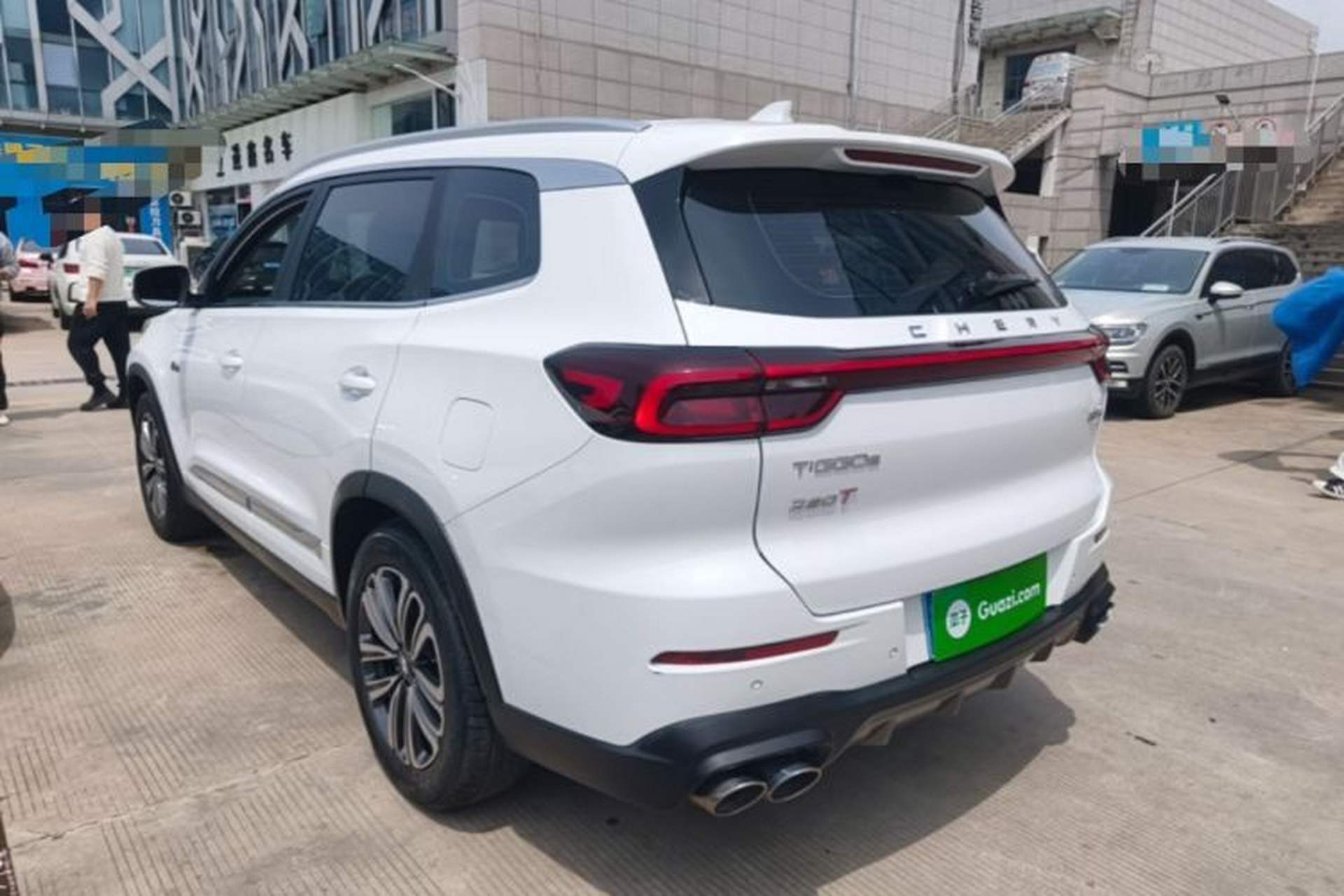 Used Chery Tiggo 8 2021 Kunpeng Edition 390TGDI Automatic Fuyao Version Rear Left 45 Deg