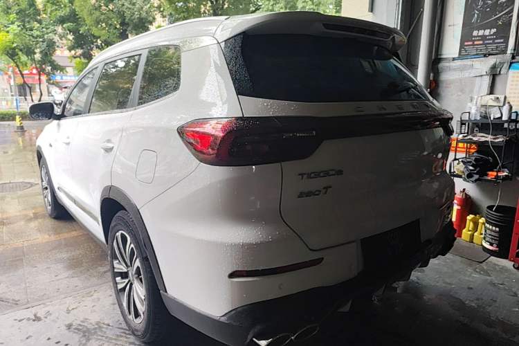 Used Chery Tiggo 8 2021 Kunpeng Edition 290TGDI Automatic Fuyao Version Rear Left 45 Deg