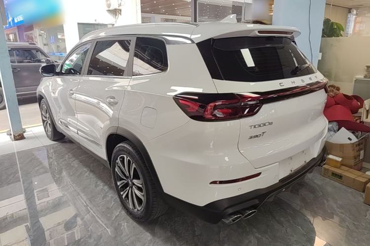 Used Chery Tiggo 8 2021 Kunpeng Edition 390TGDI Automatic Fuyao Version Rear Left 45 Deg