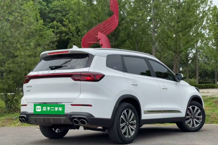 Used Chery Tiggo 8 2021 Kunpeng Edition 290TGDI Automatic Fuyao Version+ Rear Right 45 Deg