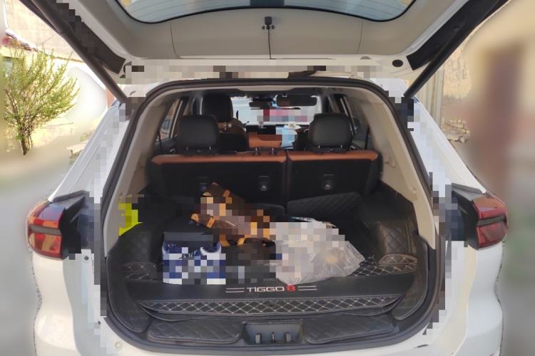 Used Chery Tiggo 8 2021 Kunpeng Edition 390TGDI Automatic Fuyao Version Trunk