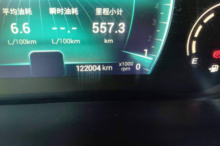Used Chery Tiggo 8 2022 1.5 TCI Manual Special Edition 7-Seater Odometer Close Up