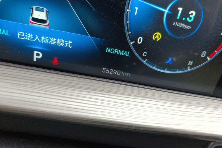 Used Chery Tiggo 8 2023 Kunpeng Edition 290TGDI Automatic Excellence Model Odometer Close Up
