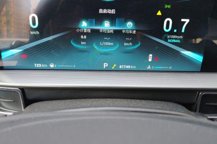 Used Chery Tiggo 8 2023 Kunpeng Edition 290TGDI Automatic Excellence Model Odometer Close Up