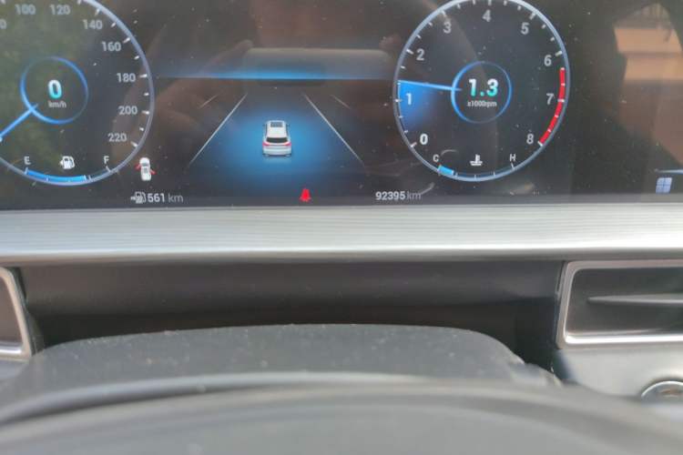 Used Chery Tiggo 8 2023 Kunpeng Edition 290TGDI Automatic Excellence Model Odometer Close Up