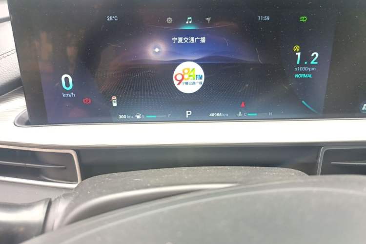 Used Chery Tiggo 8 2023 Kunpeng Edition 290TGDI Automatic Excellence Model Odometer Close Up