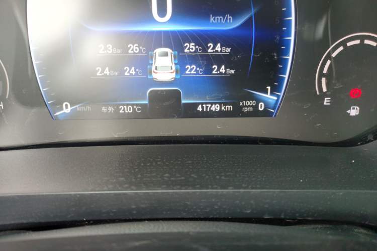 Used Chery Tiggo 8 2023 230TCI Manual Advanced Version Odometer Close Up