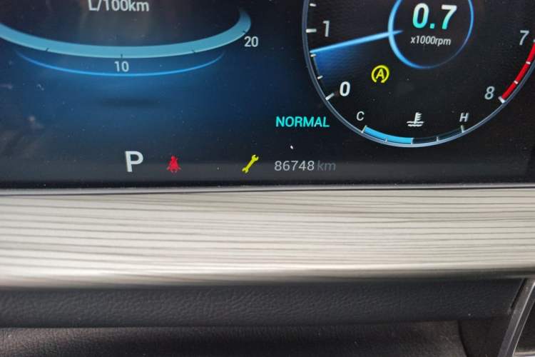 Used Chery Tiggo 8 2023 Kunpeng Edition 290TGDI Automatic Ultra-Enjoyment Version Odometer Close Up