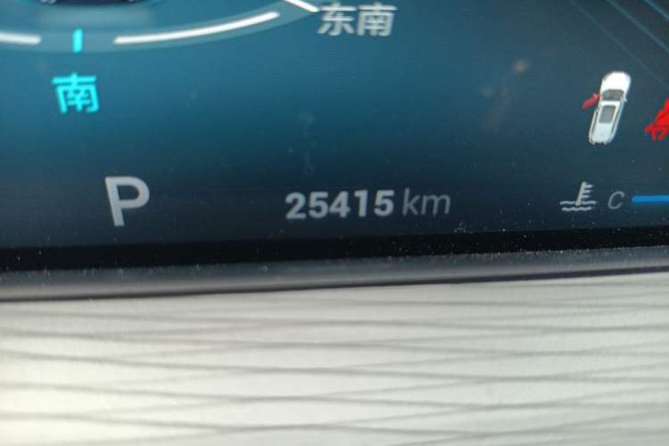 Used Chery Tiggo 8 2023 Kunpeng Edition 290TGDI Automatic Excellence Model Odometer Close Up
